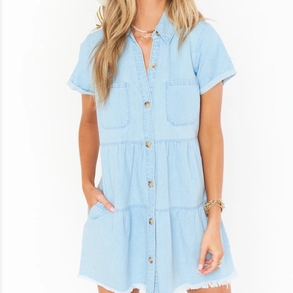 NEW Show Me Your MuMu — Birmingham Dress, Button-Down Mini